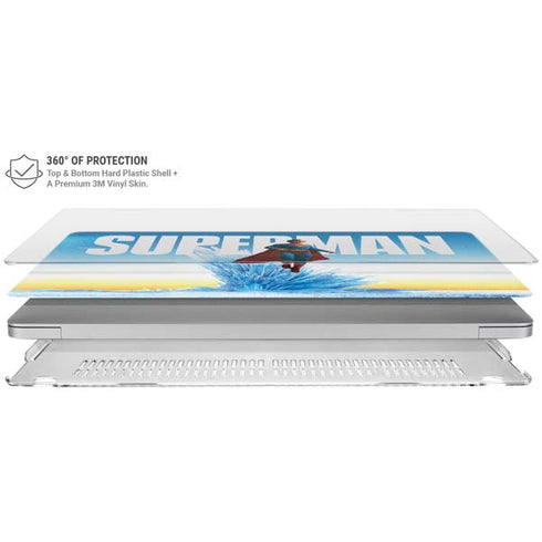 Superman 2025 Fortress of Solitude Classic Rise MacBook Air 15in (2023-2025) Case plus Skin